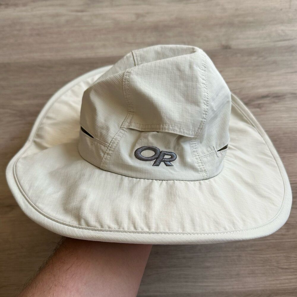 Outdoor Research OR Sombriolet Sun Hat Sand Medium UPF 50+ Hiking Camping 80641
